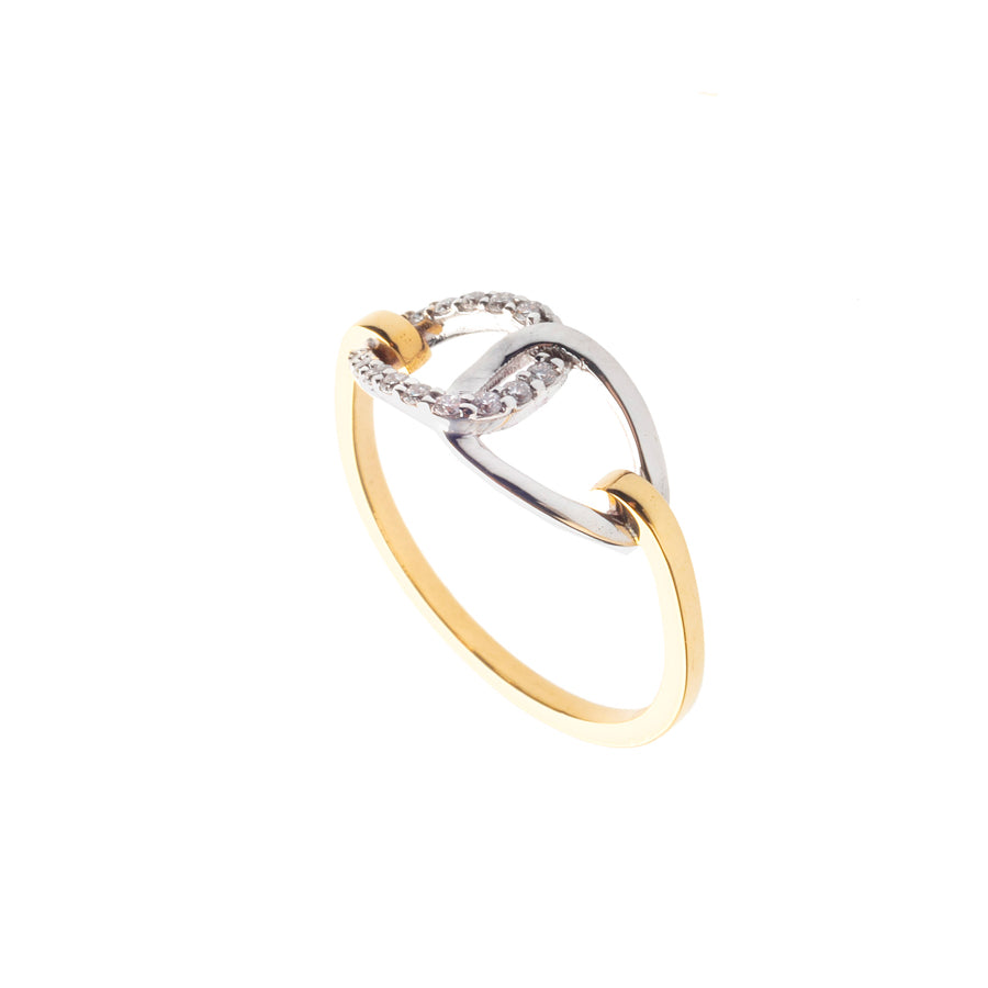 Gold Ring with Diamonds
