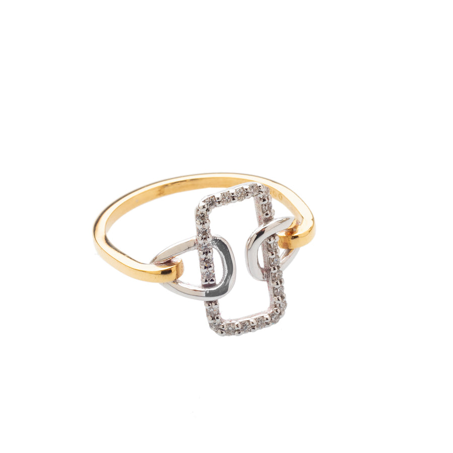 Gold Ring with Diamonds