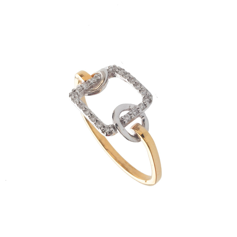 Square Ring with Diamonds