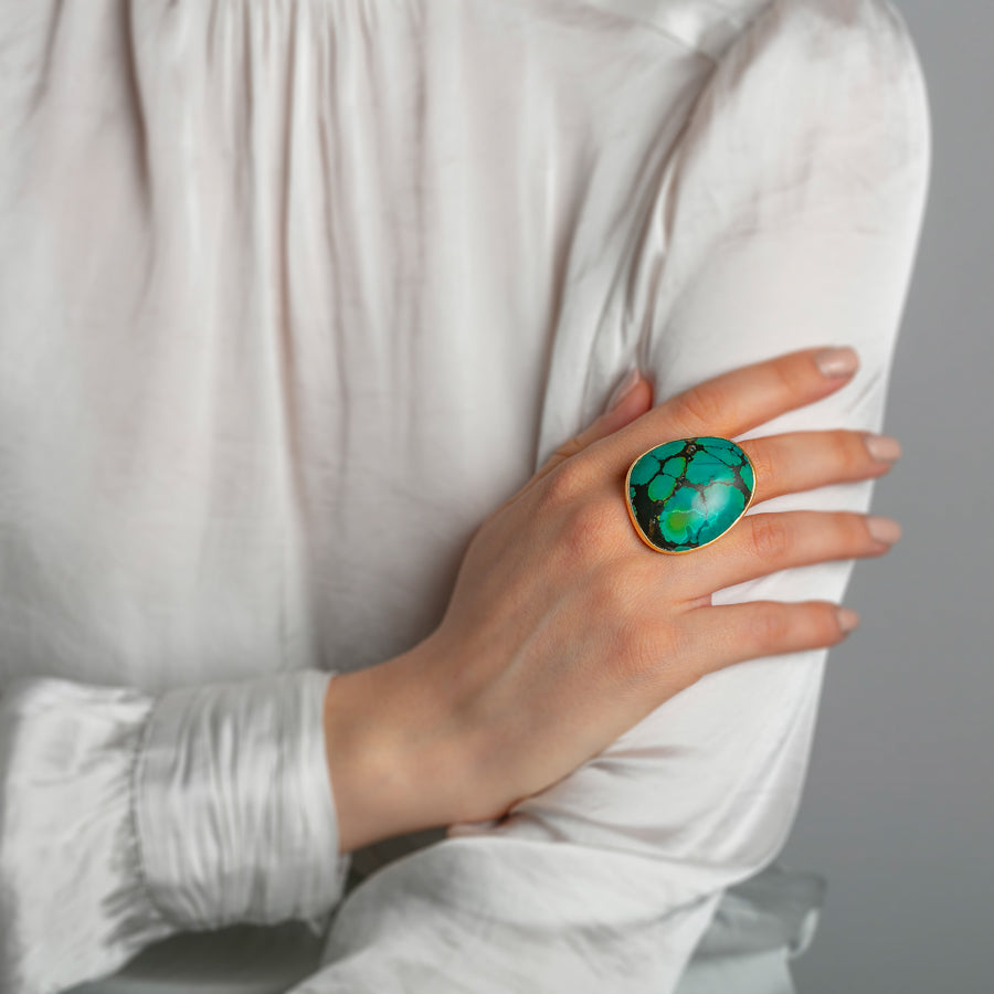 Turquoise Gold Ring
