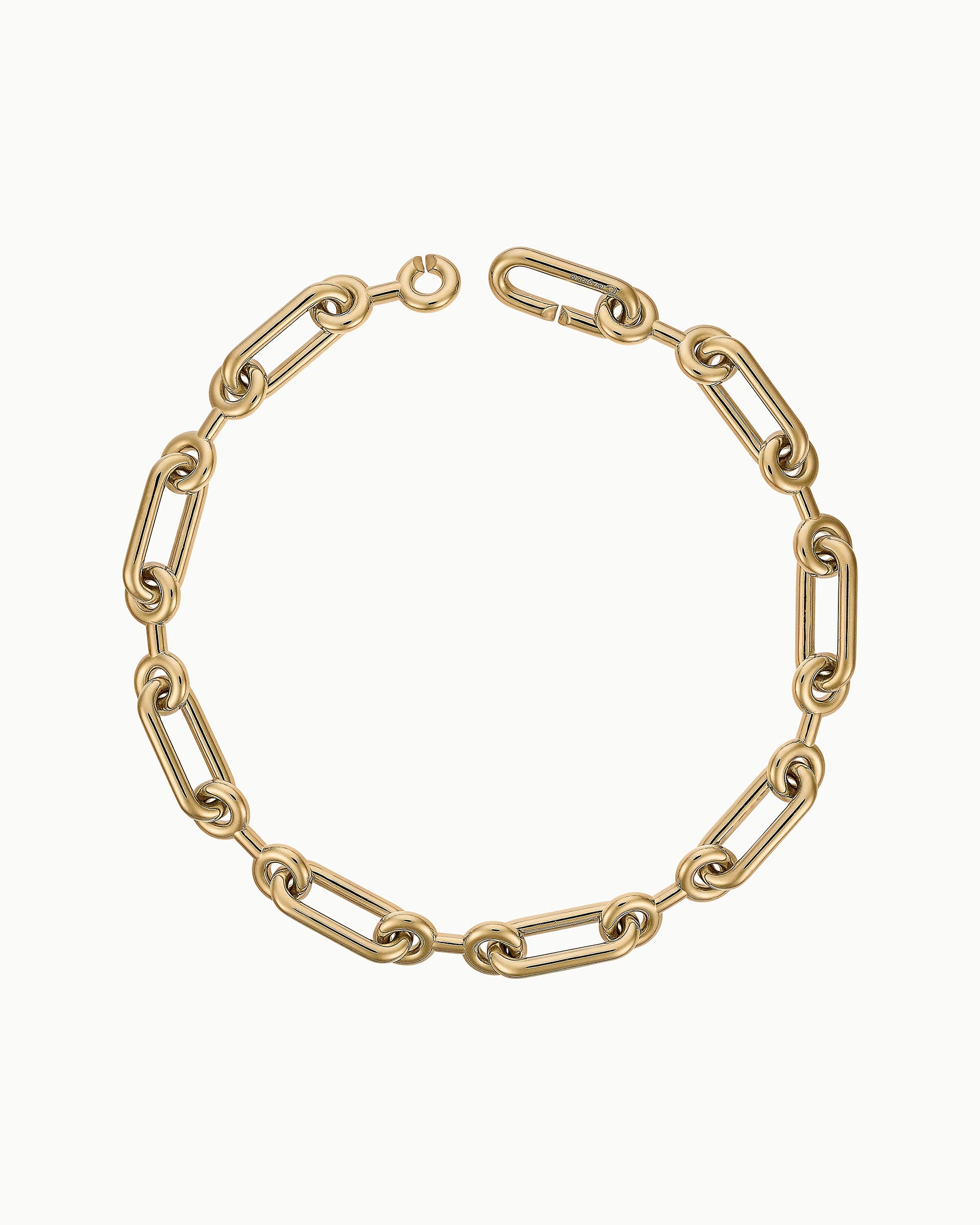 OriginalBinary Chain Short in Vermeil