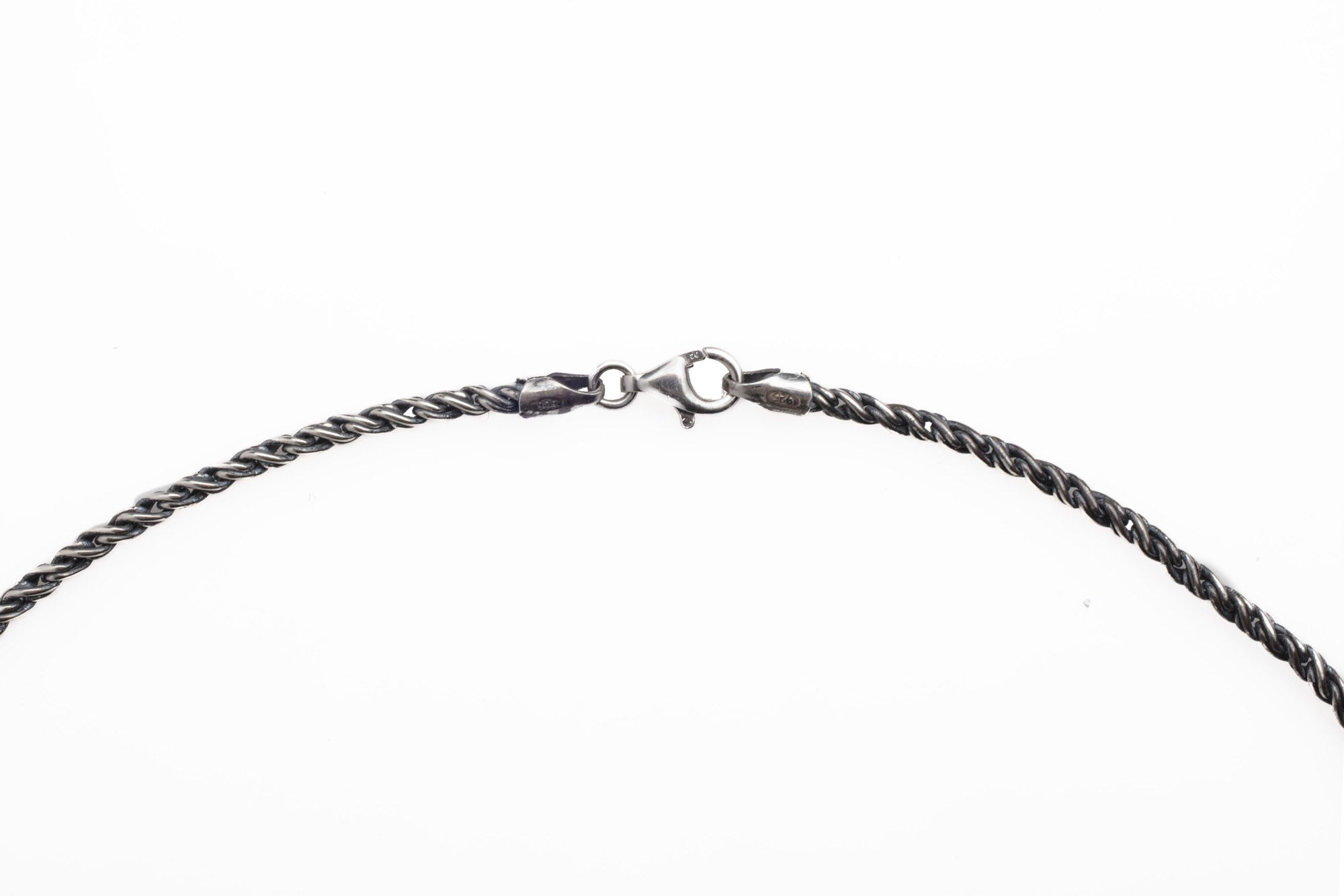 Distressed Silver Wire Chain