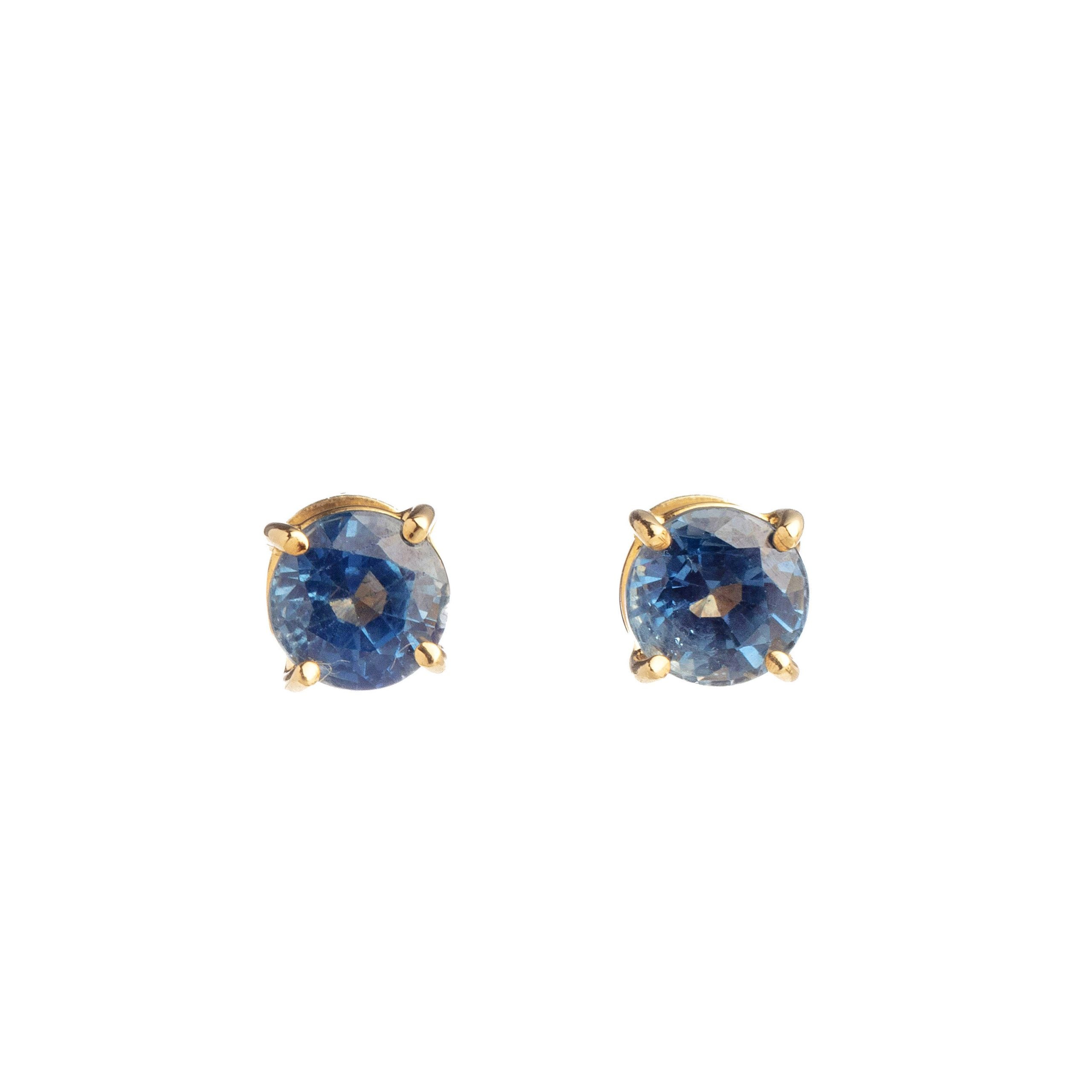 Sapphire Stud Earrings