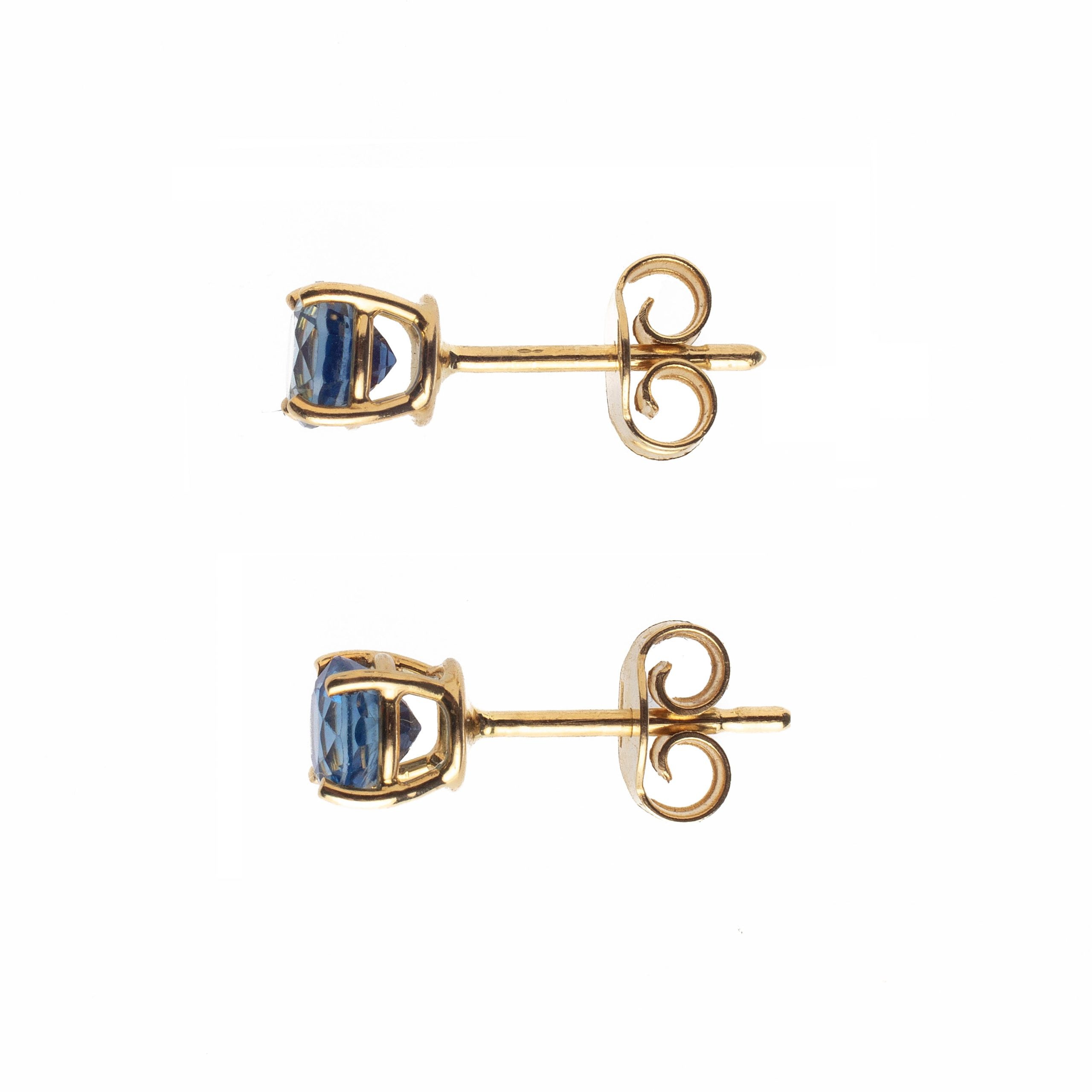 Sapphire Stud Earrings
