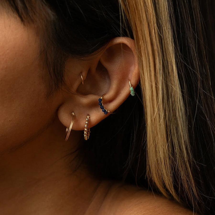 Diana Sapphire Conch Earring