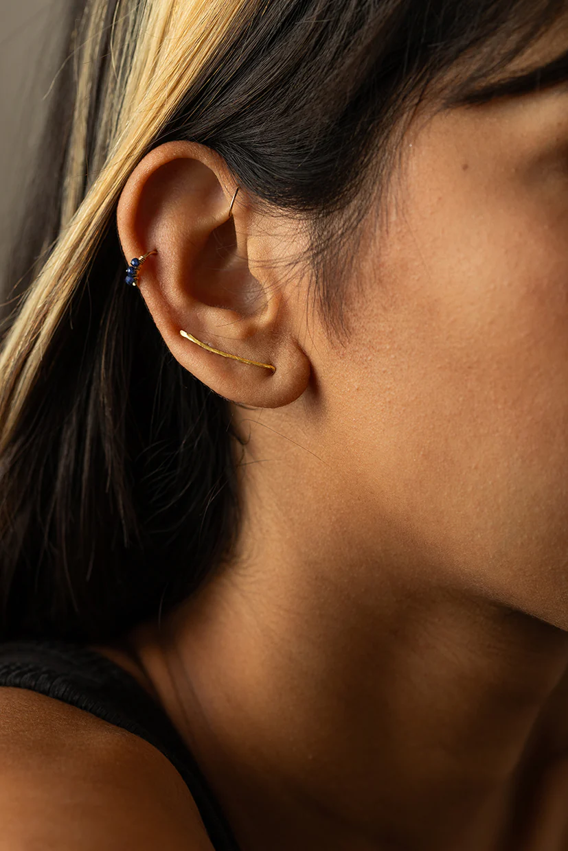 Diana Sapphire Helix Earring