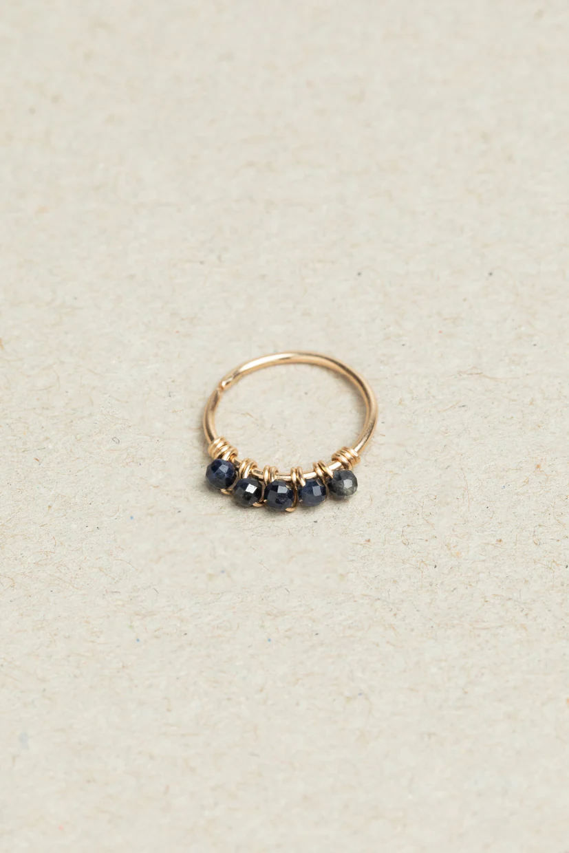 Diana Sapphire Conch Earring