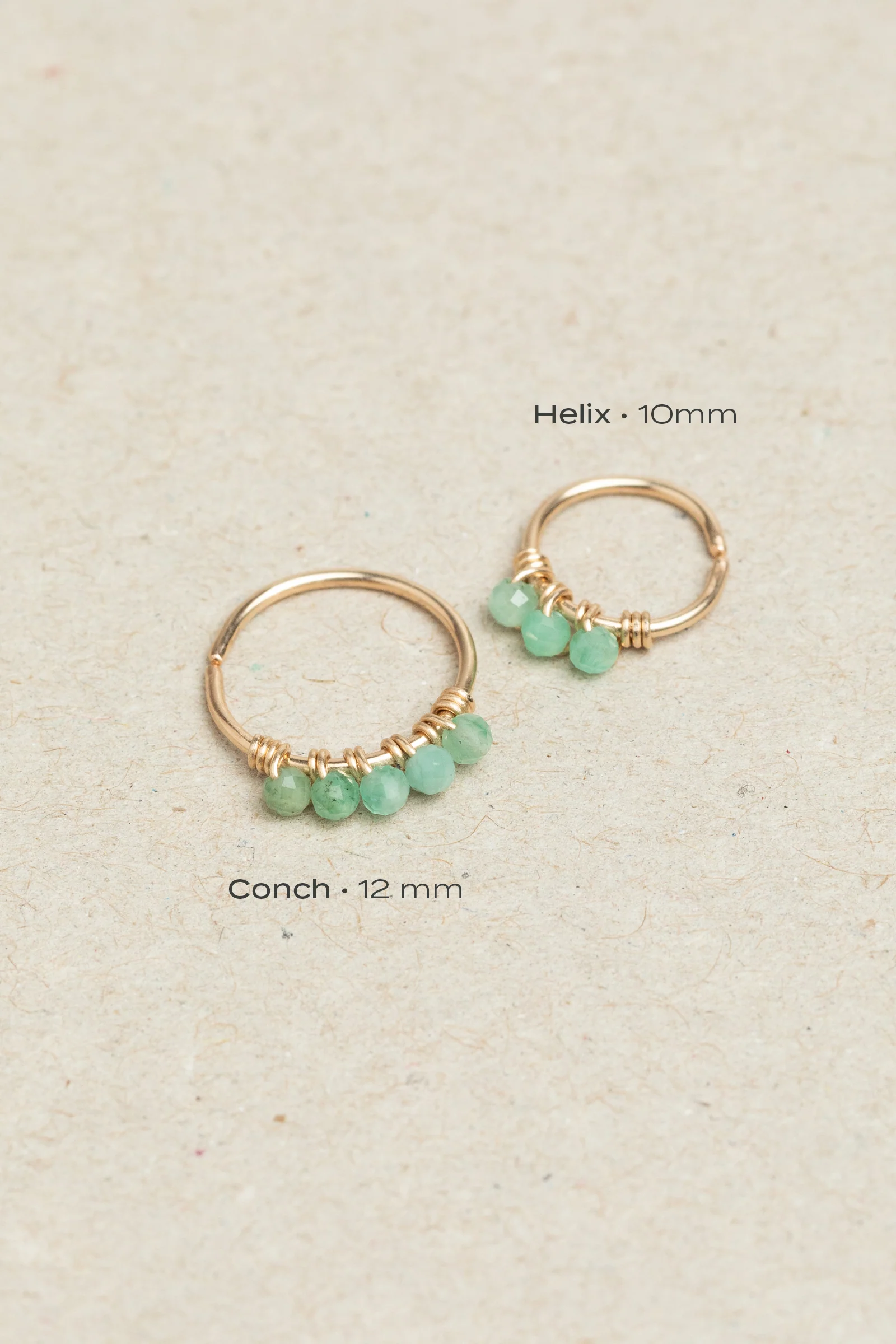 Diana Emerald Helix Earring