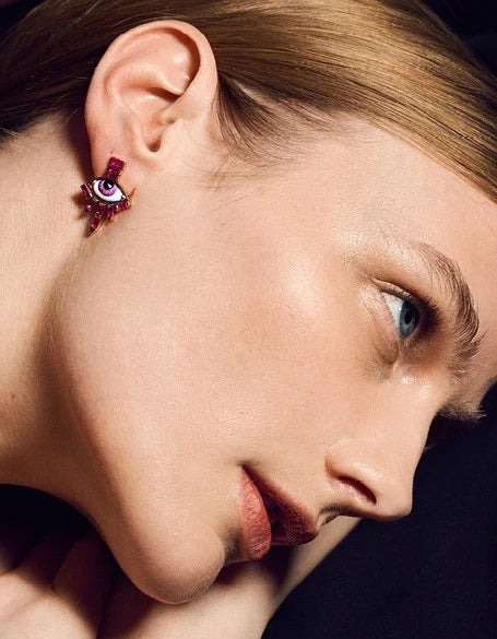 "Les Flammes" Pair of Earrings
