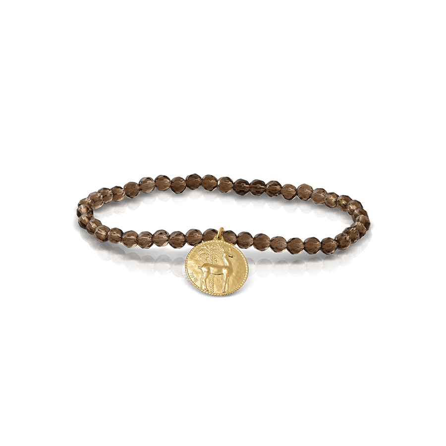 Bracelet with Faceted Smoky Quartz Beads Ilias Lalaounis