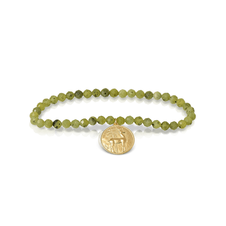 Bracelet with Faceted Jade Beads Ilias Lalaounis