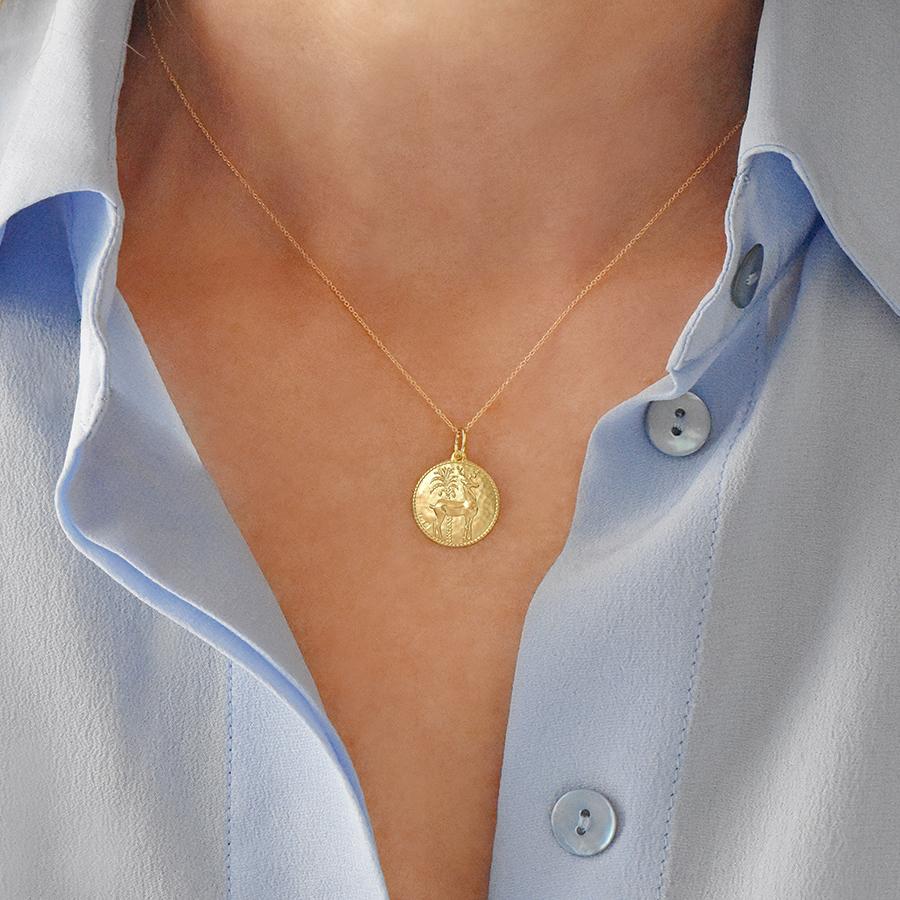 Golden Deer Pendant Ilias Lalaounis