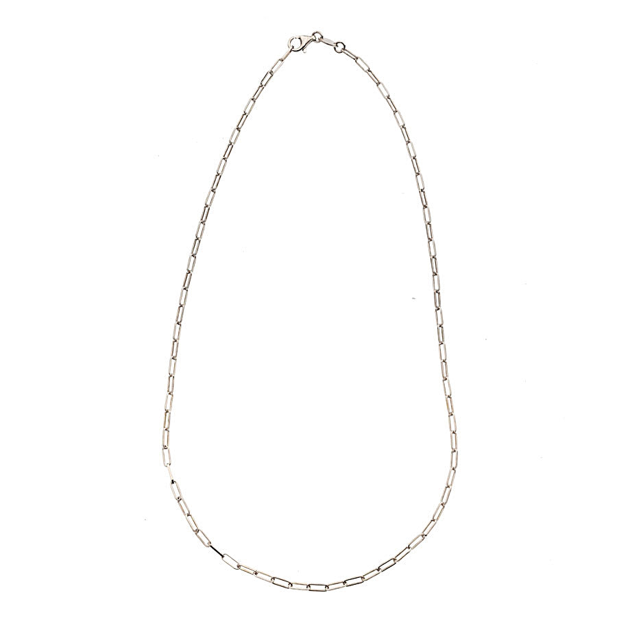 chain paper clip necklace 50cm