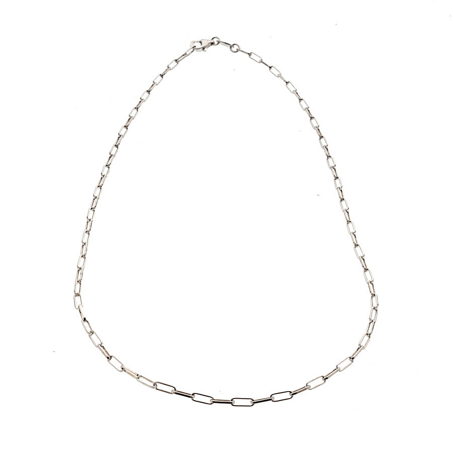 chain paper clip necklace 50cm