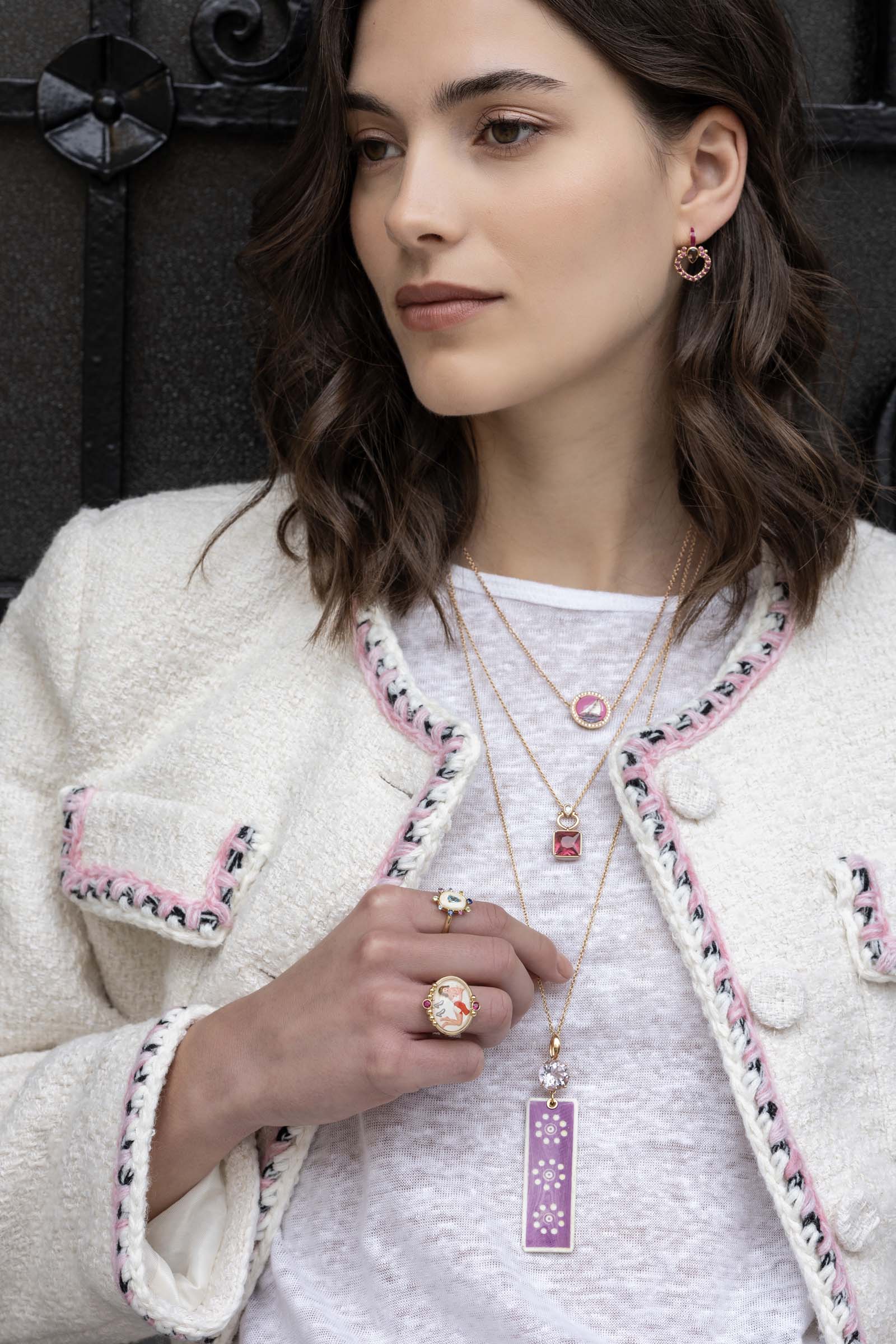 Love Hearts Cherry Earrings