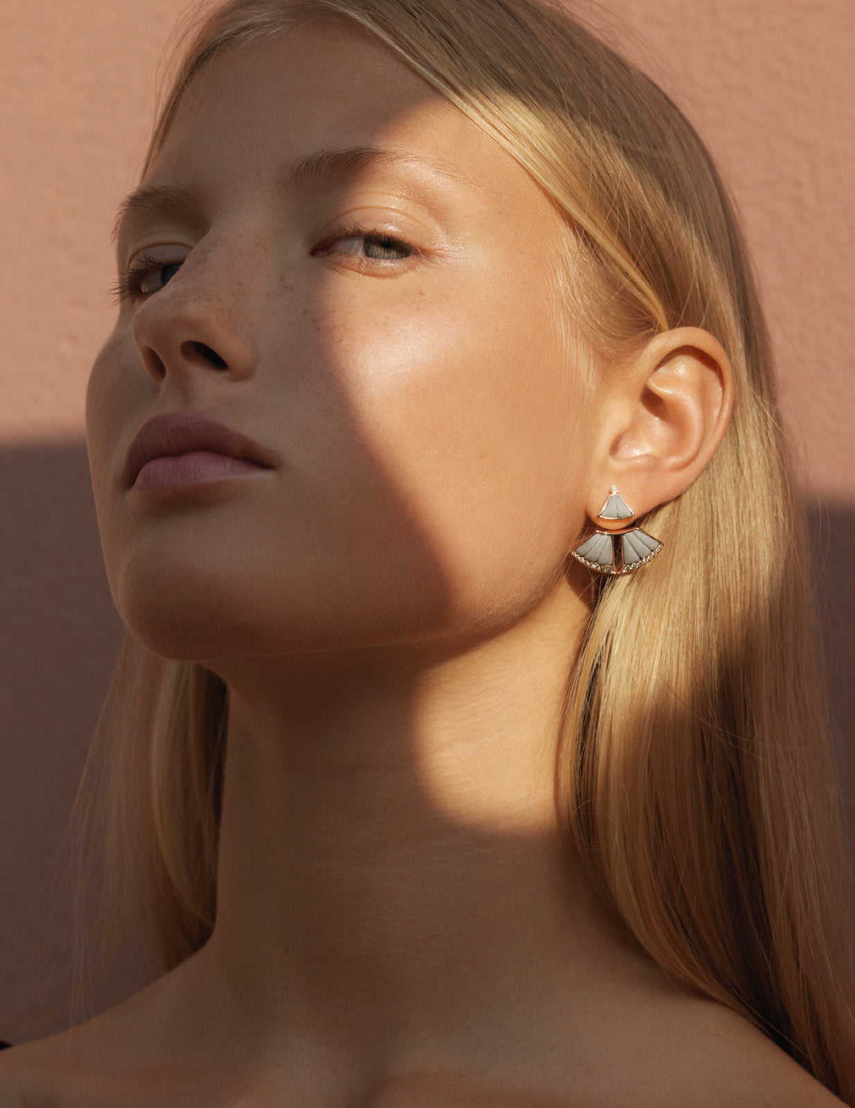 Adoucissement Rose Gold Earrings
