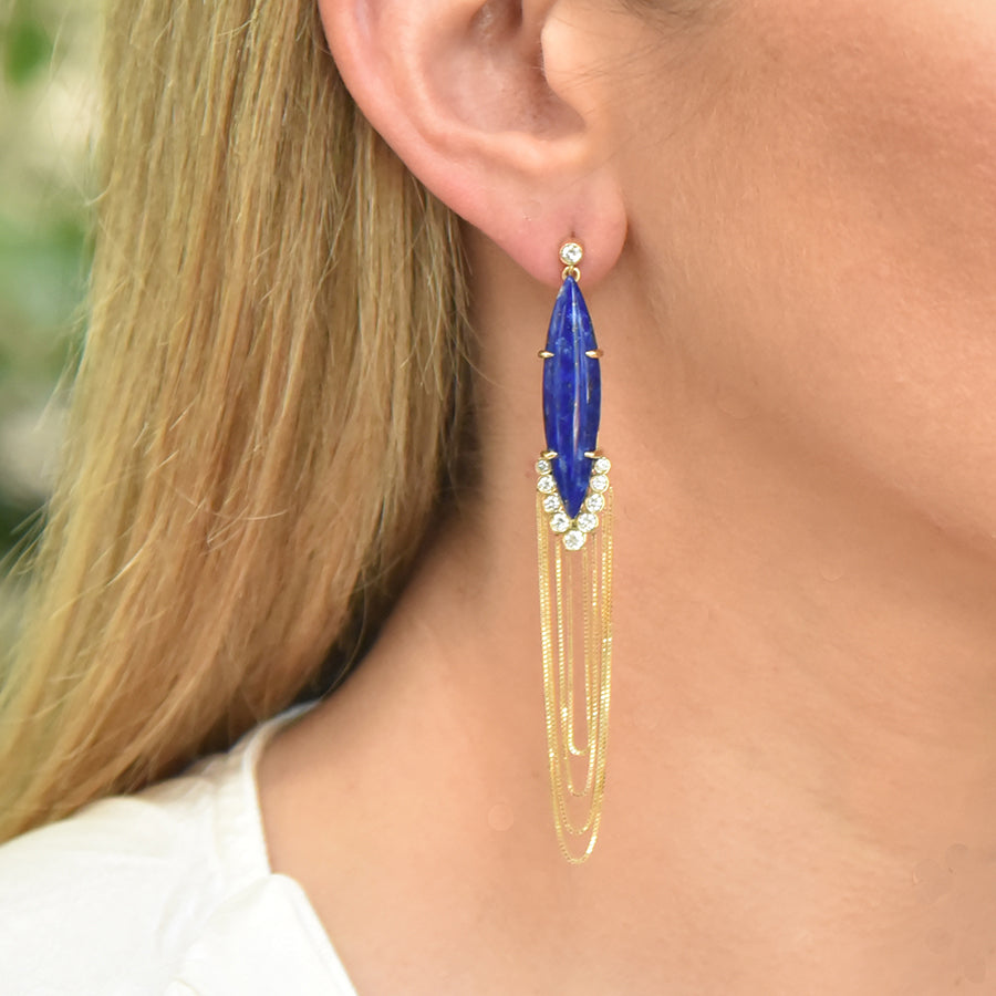 Lapis Earrings