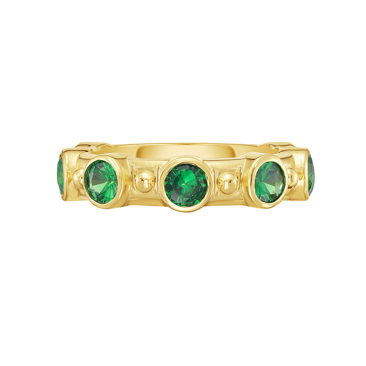 Aurelia Tsavorite Stackable Ring