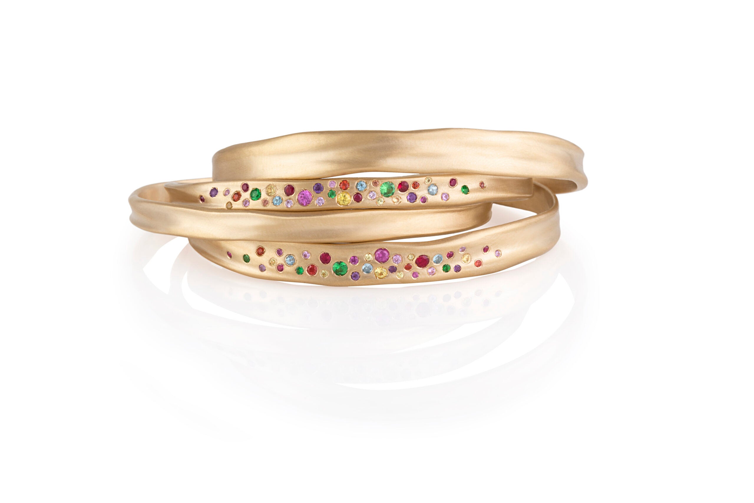 Baby Malak Cuff Baby Malak Cuff with Sapphires Nada Ghazal