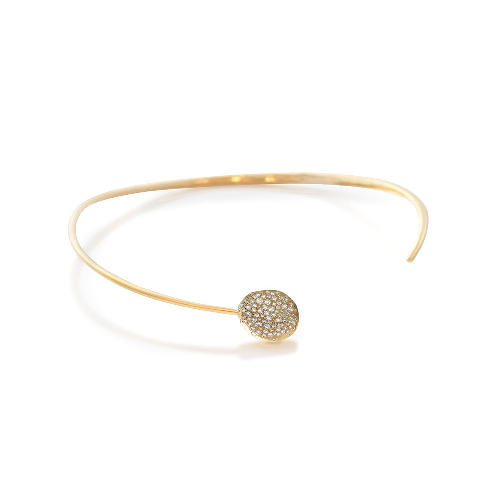 Baby Malak Choker with Champagne Diamonds Nada Ghazal