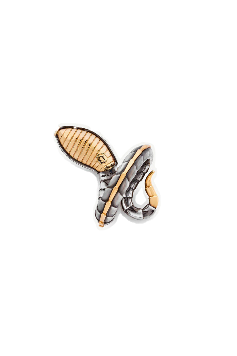 Bague Petit Serpent Rubis
