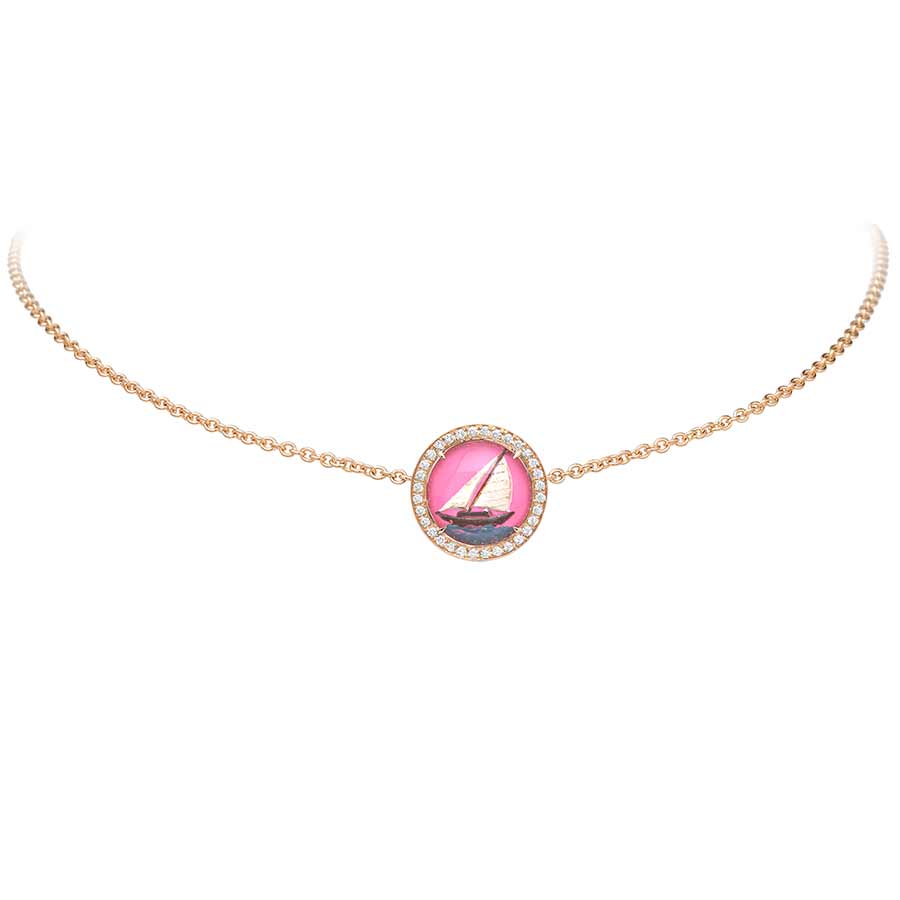 Pink Wind Necklace