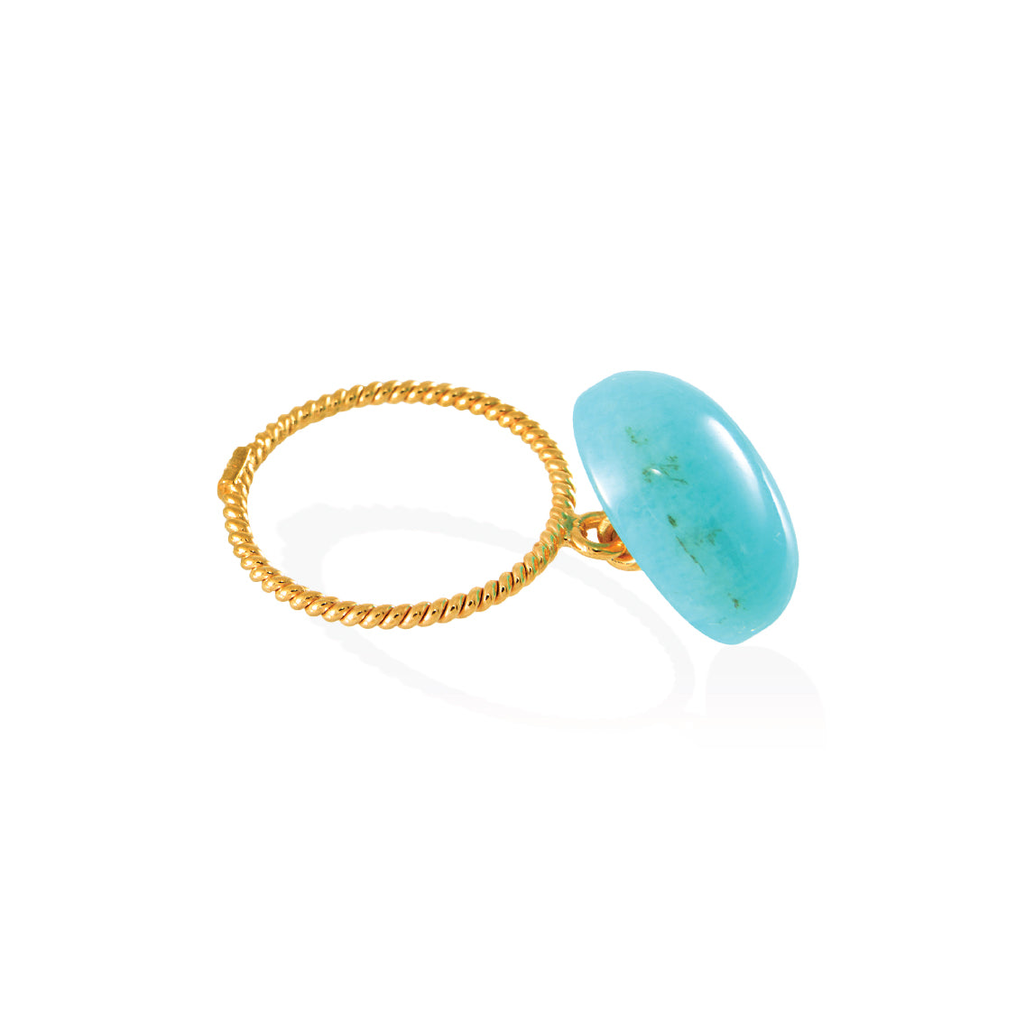 Candy Loose Amazonite Ring