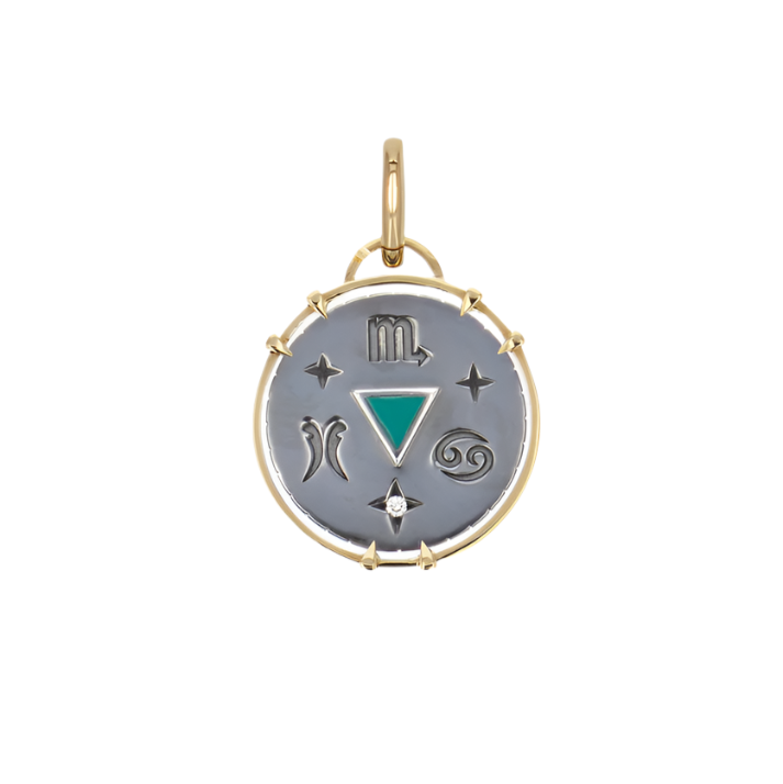 Water 4 Elements Cœur Charm
