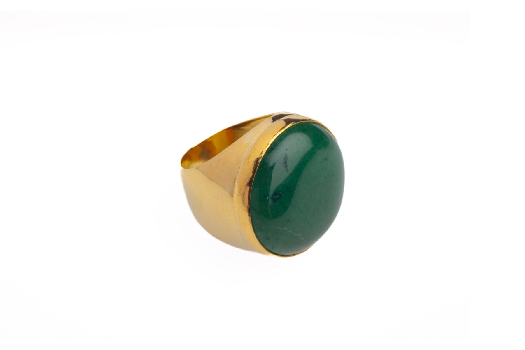Jade Gold Ring