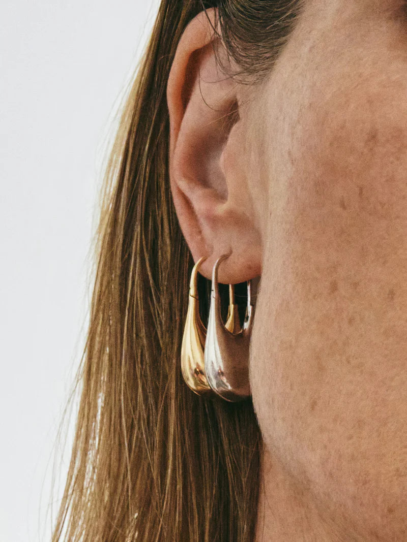 Doric Earring Small in Gold