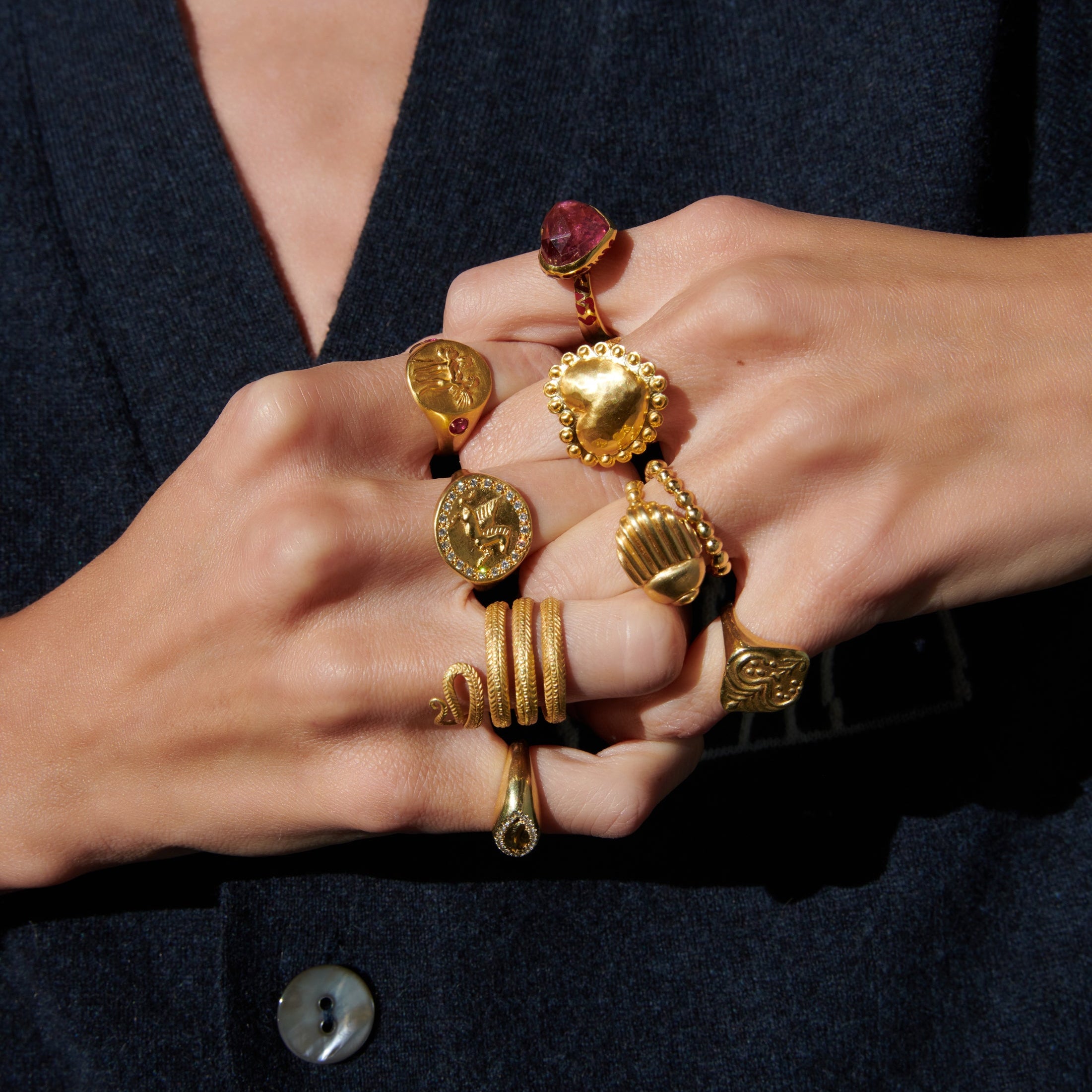Single Agape Ring
