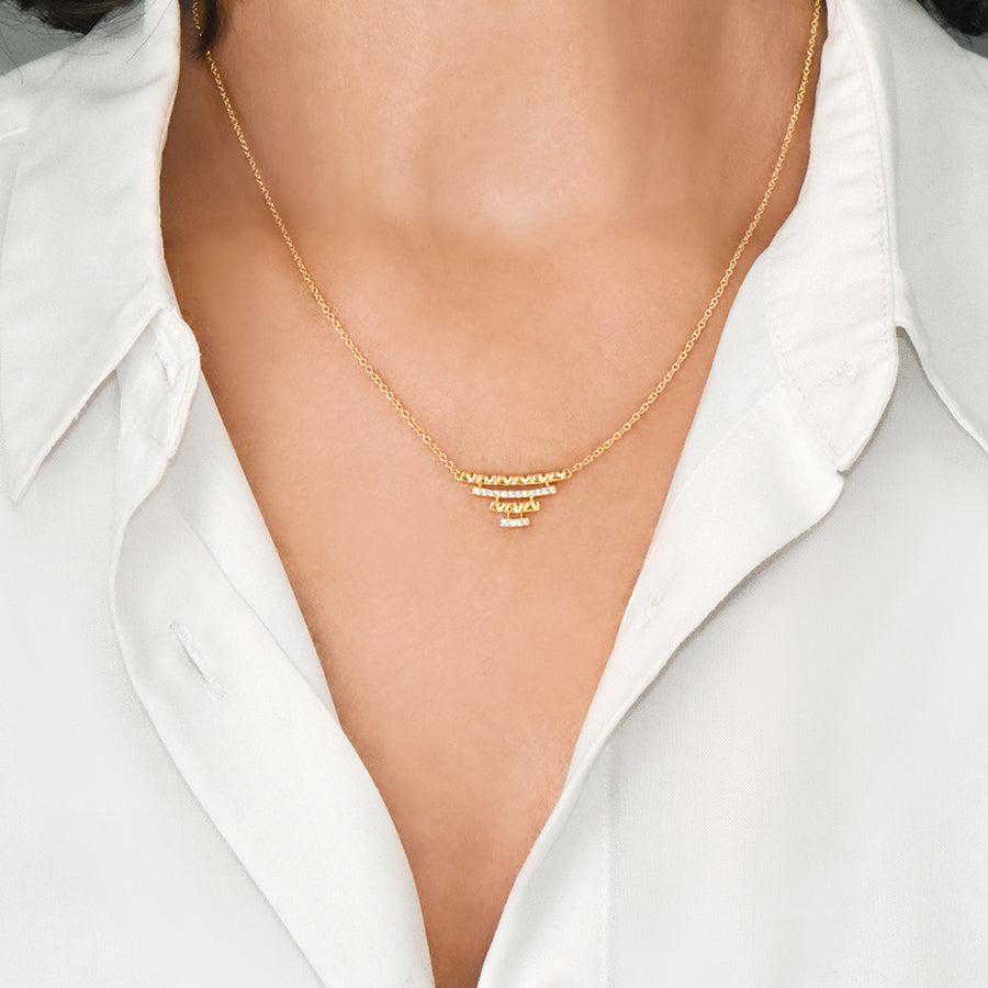 Chiwara Necklace with Diamonds