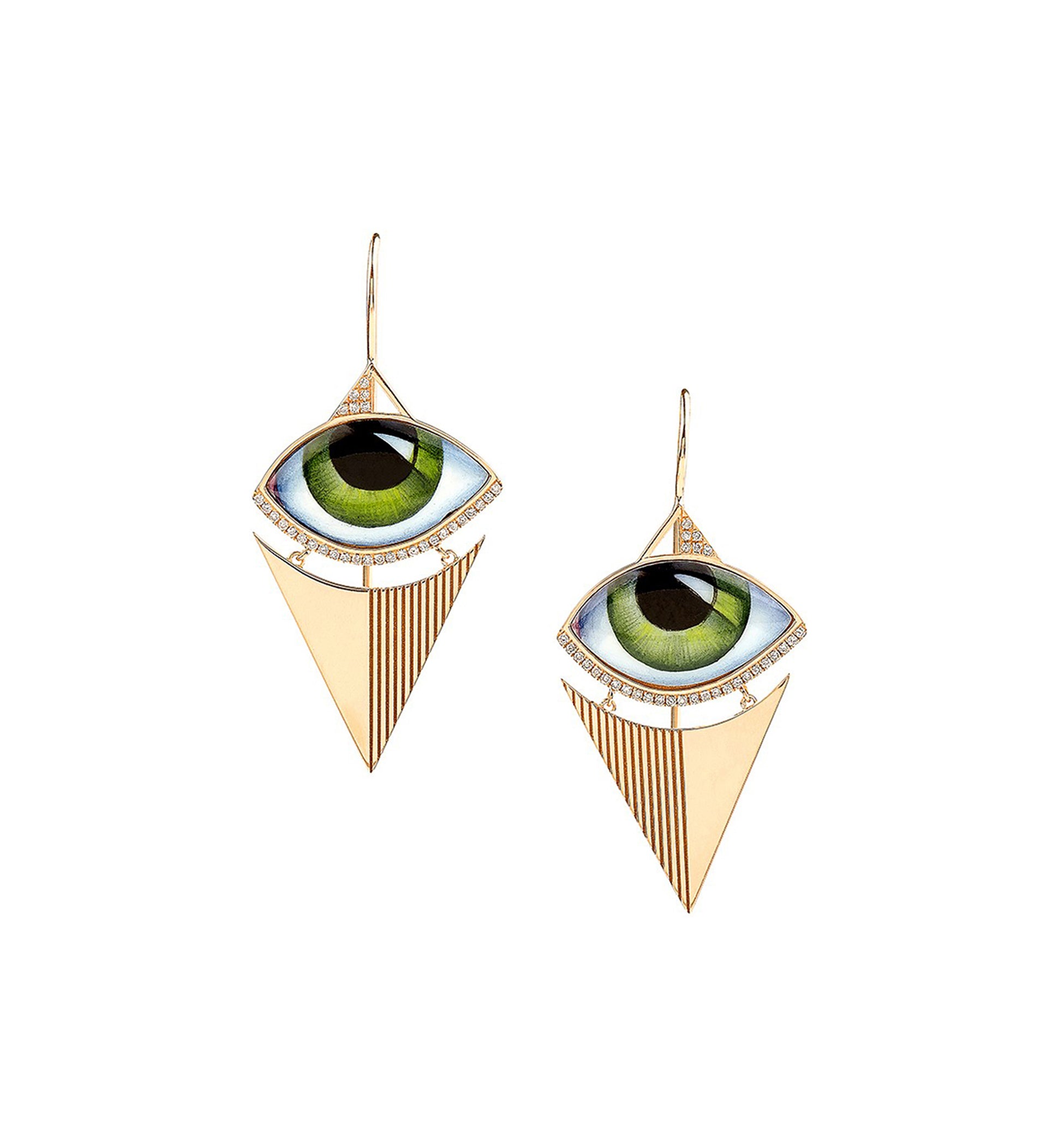 Osiris Grand Vert Diamond Earrings