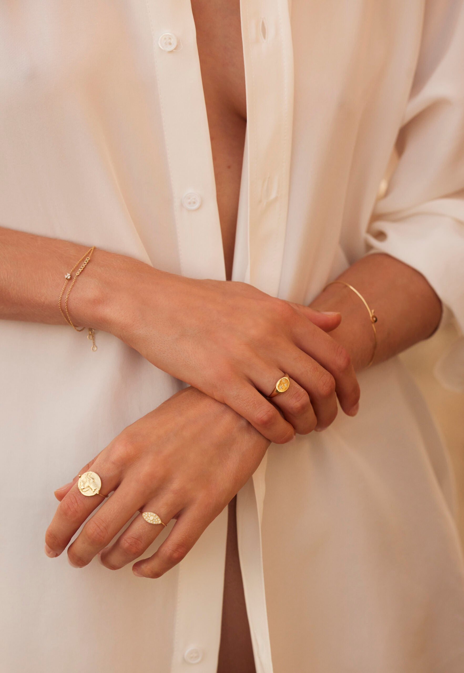 Greek Eye Ring Eikosi Dyo