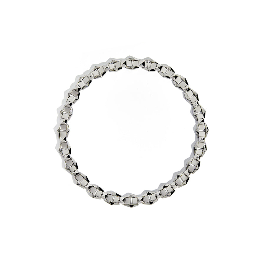 Silver Rockaway Necklace Statement