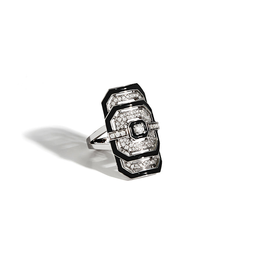 FSJ372-bague-My-Way-argent-diamants-email-noir-fond-blanc-vue-3-4