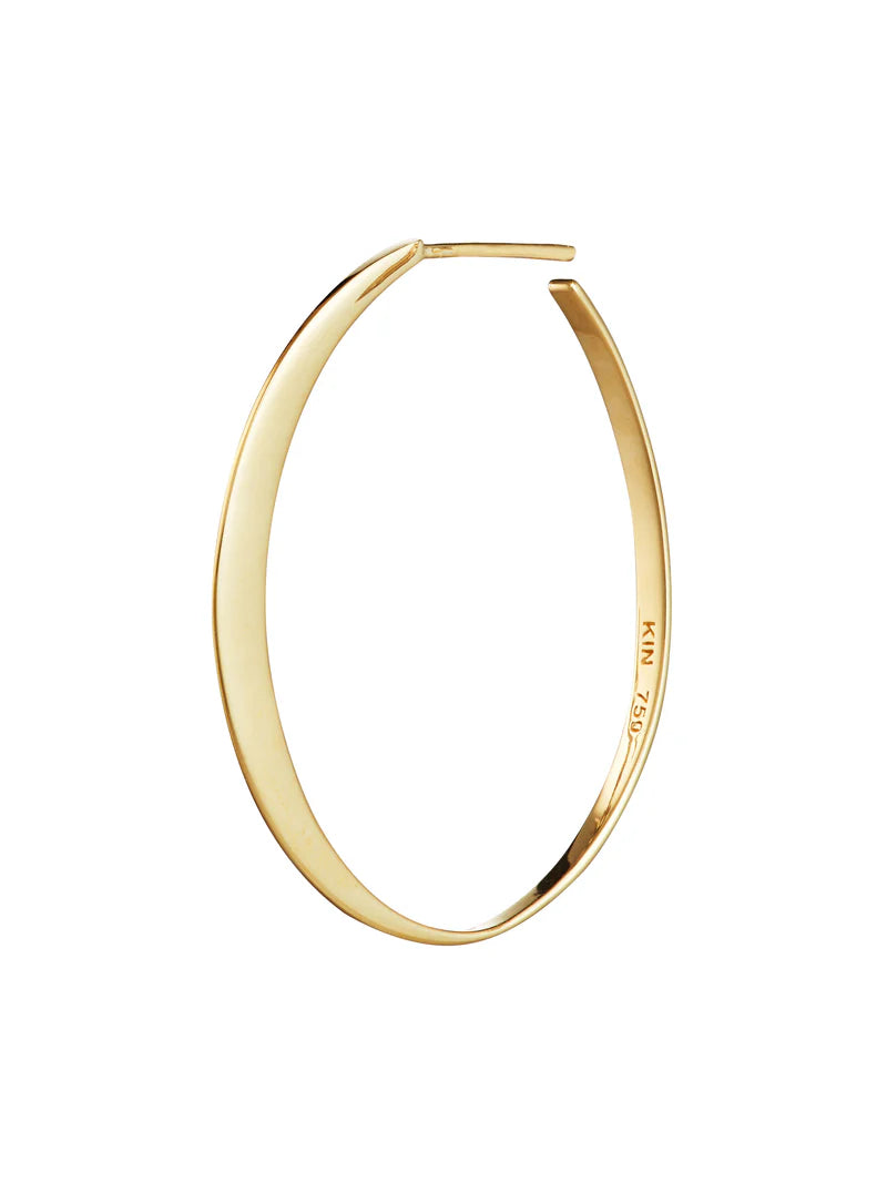 Glow Hoop Medium in Gold