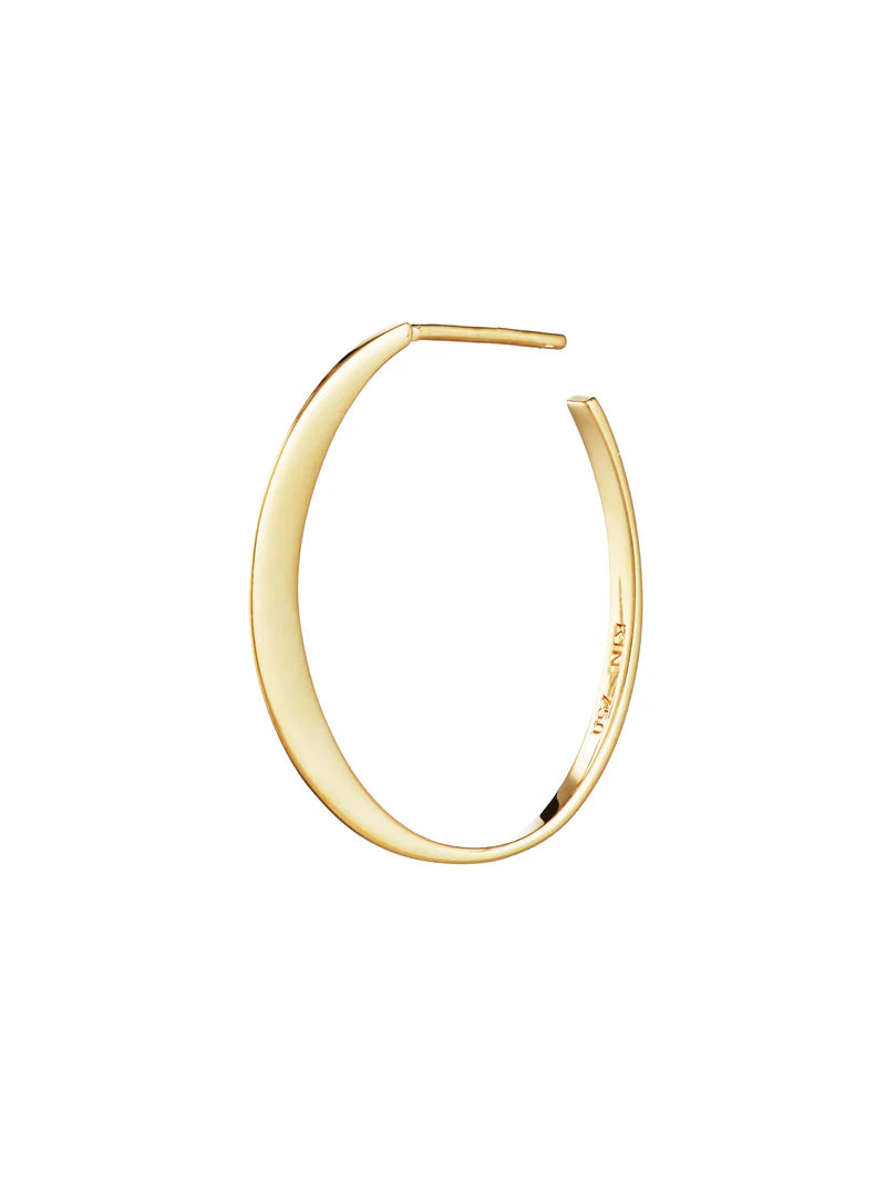 Glow Hoop Small in Gold