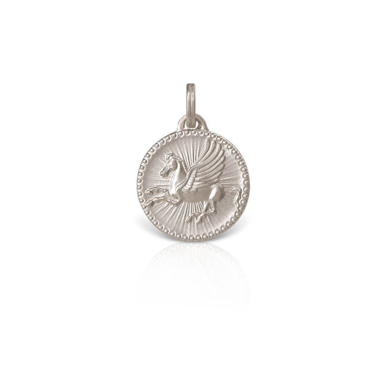 Pegasus Small Silver Charm Pendant