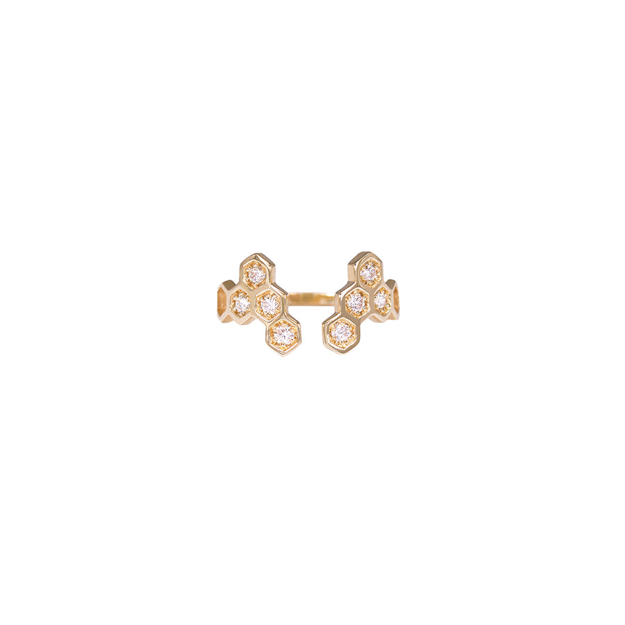 Honeycombs Nymphea Ring