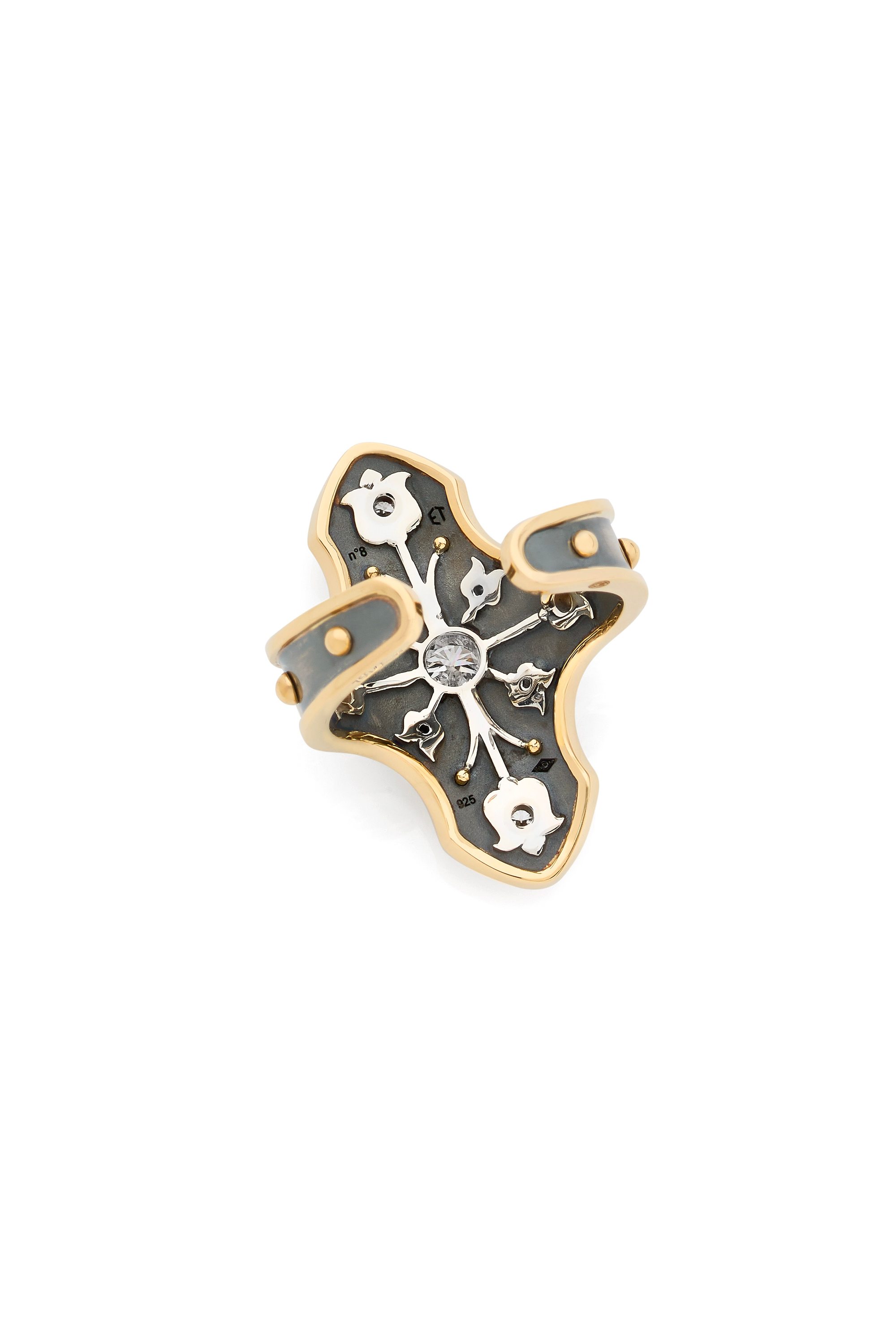 Diamond Heaume Ring Elie Top