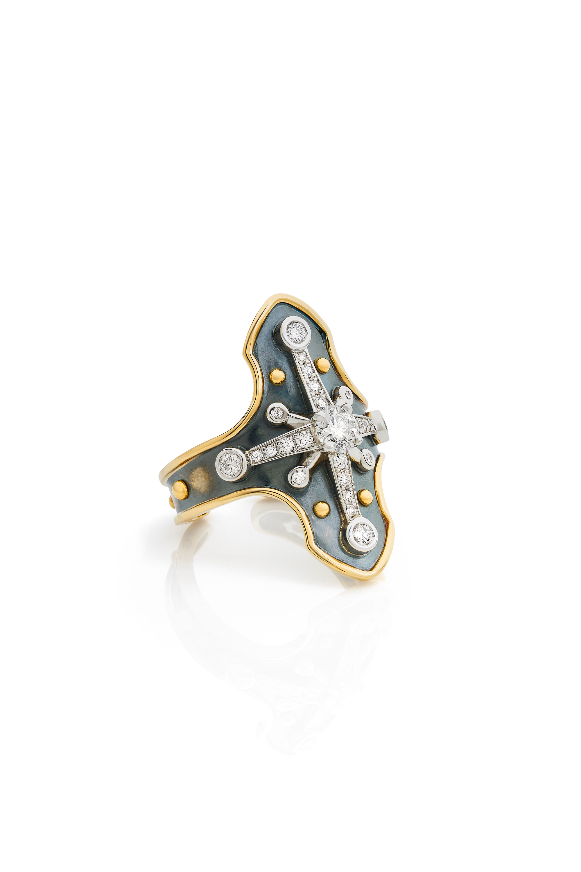 Diamond Heaume Ring Elie Top