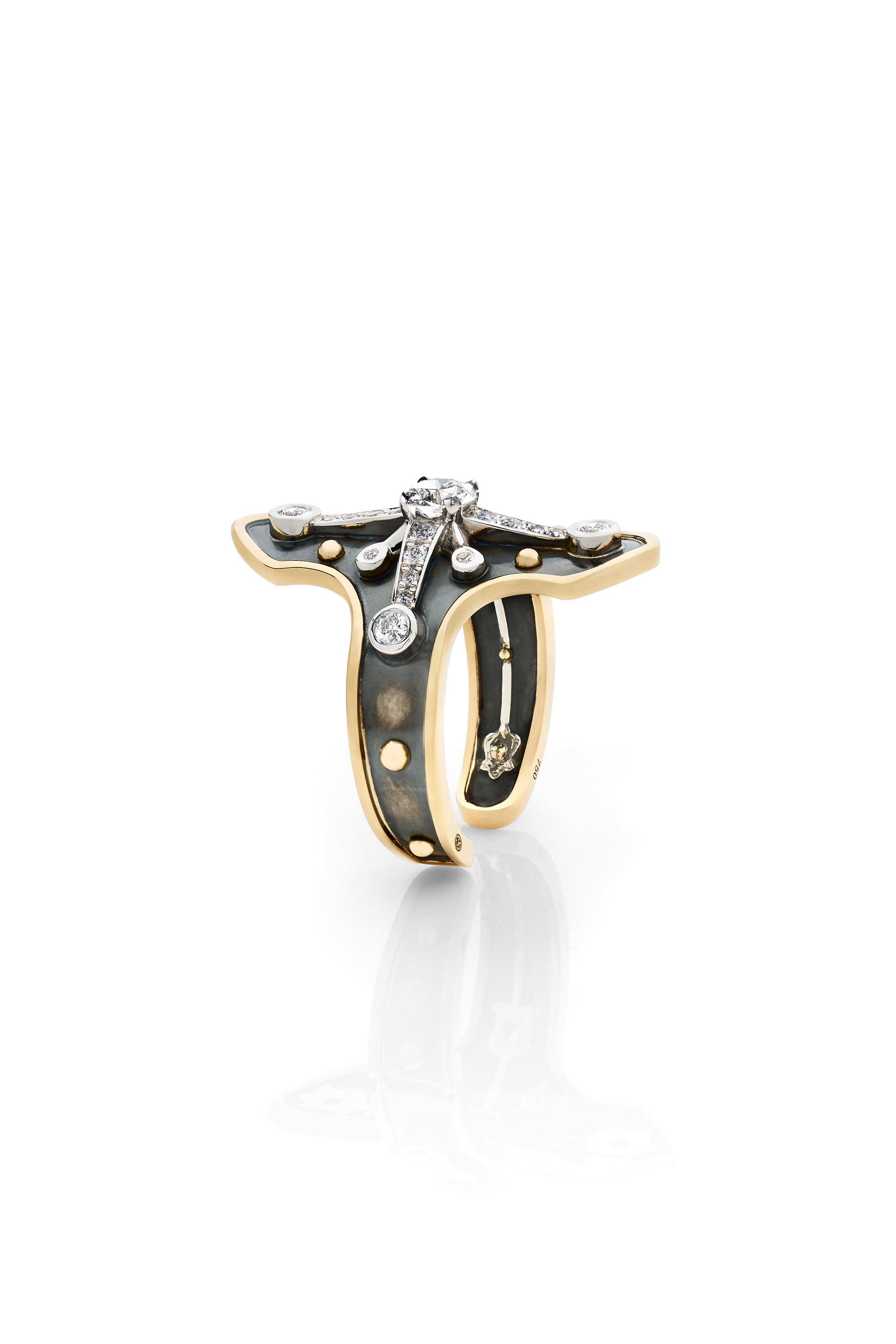 Diamond Heaume Ring Elie Top