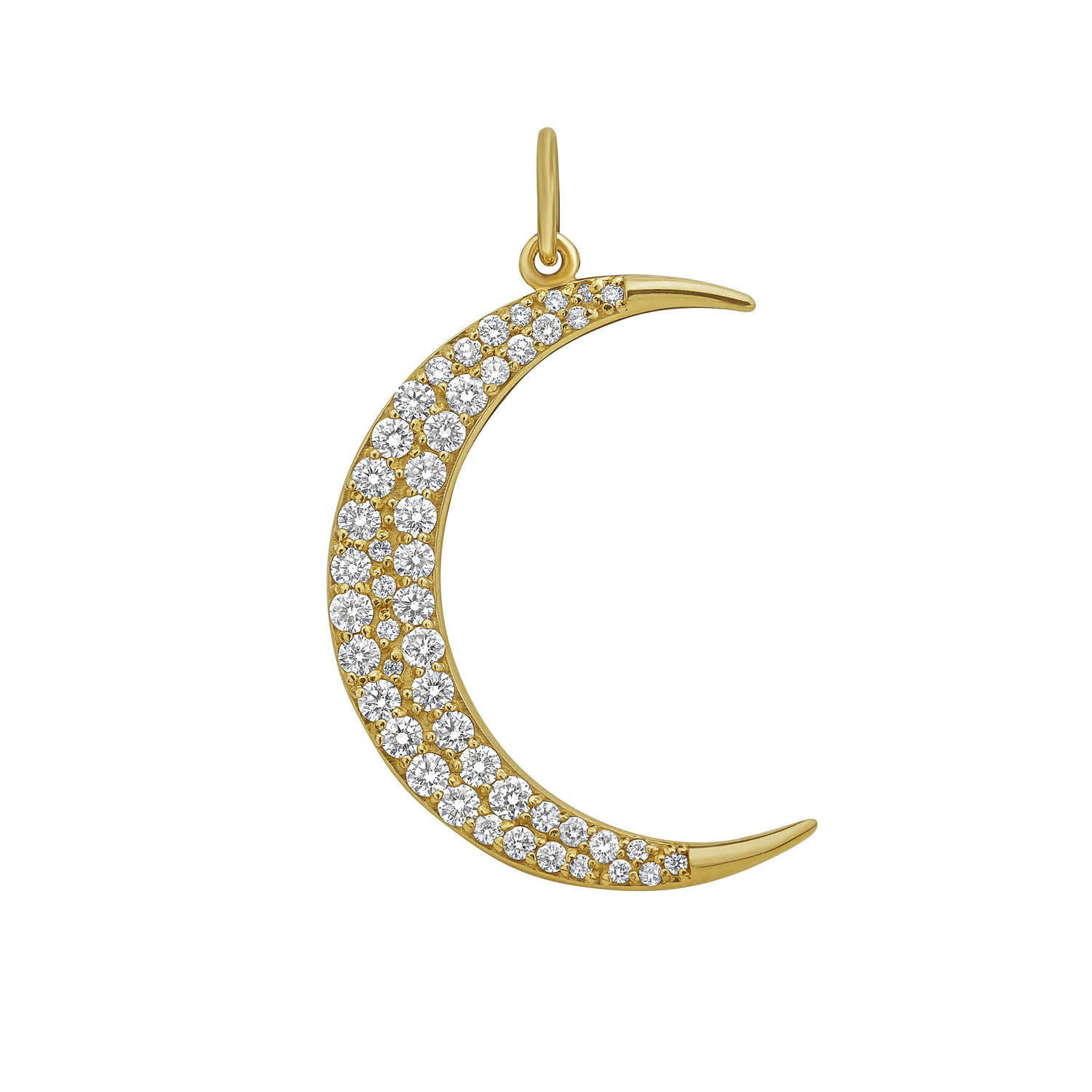 Diamond Moon Charm