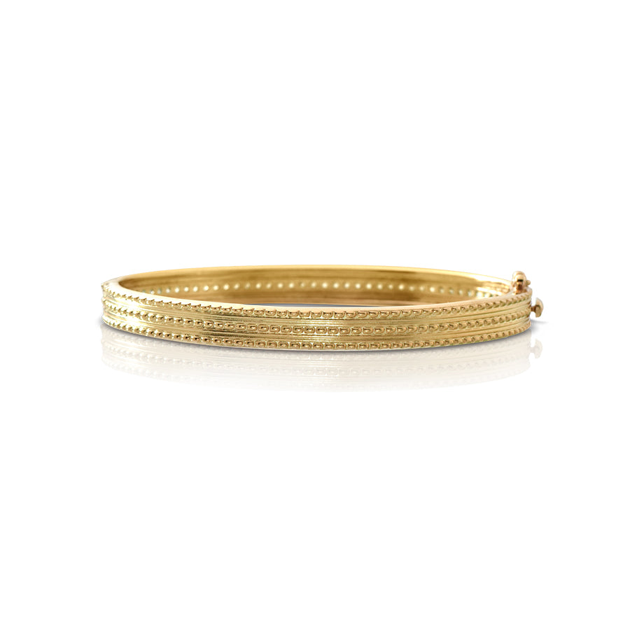 Helen of Troy Bangle Bracelet with Diamonds