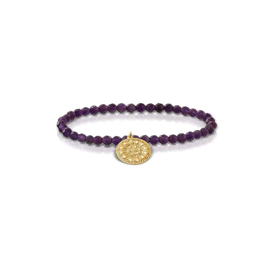 Blossom Rosette Amethyste Bracelet