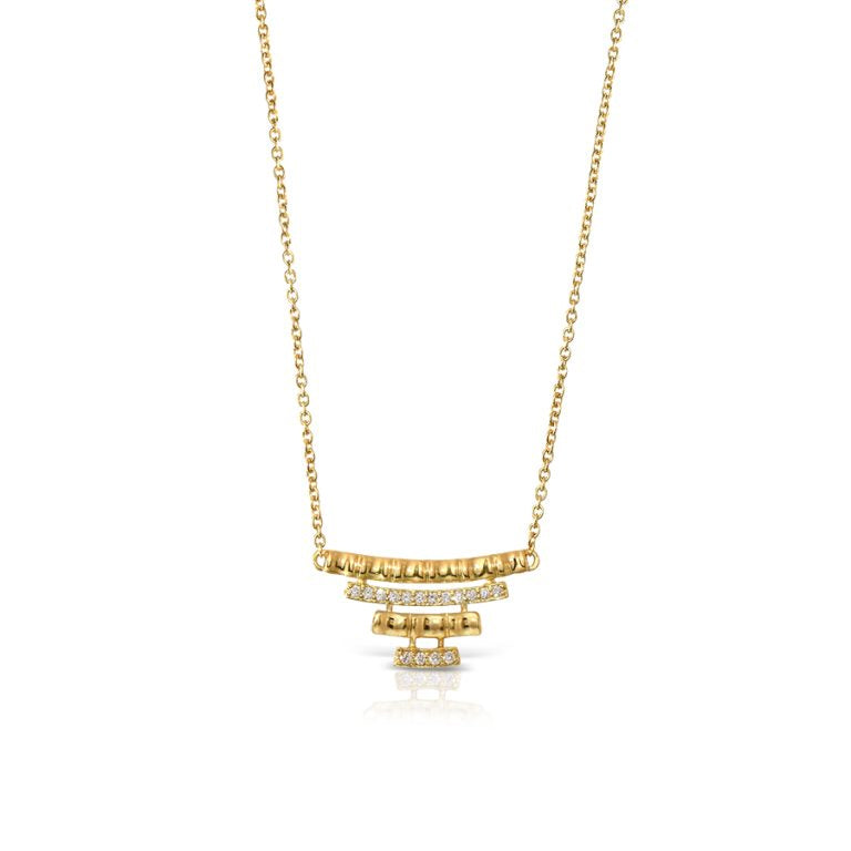 Chiwara Necklace with Diamonds