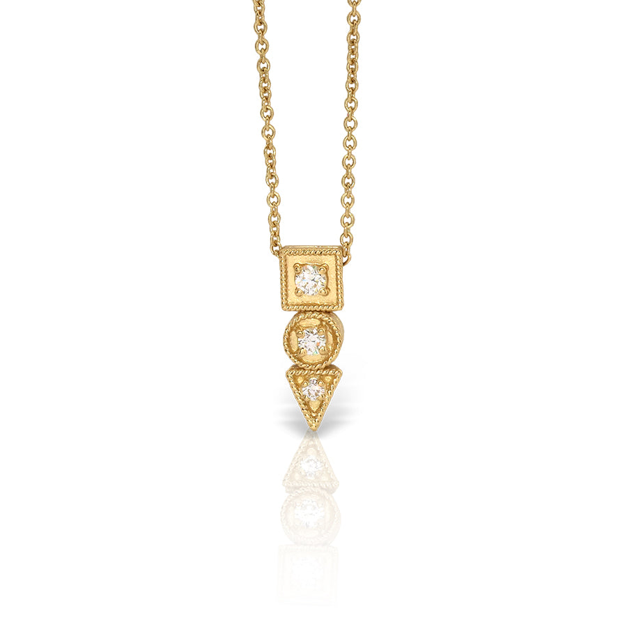 Theodora Necklace with Diamonds