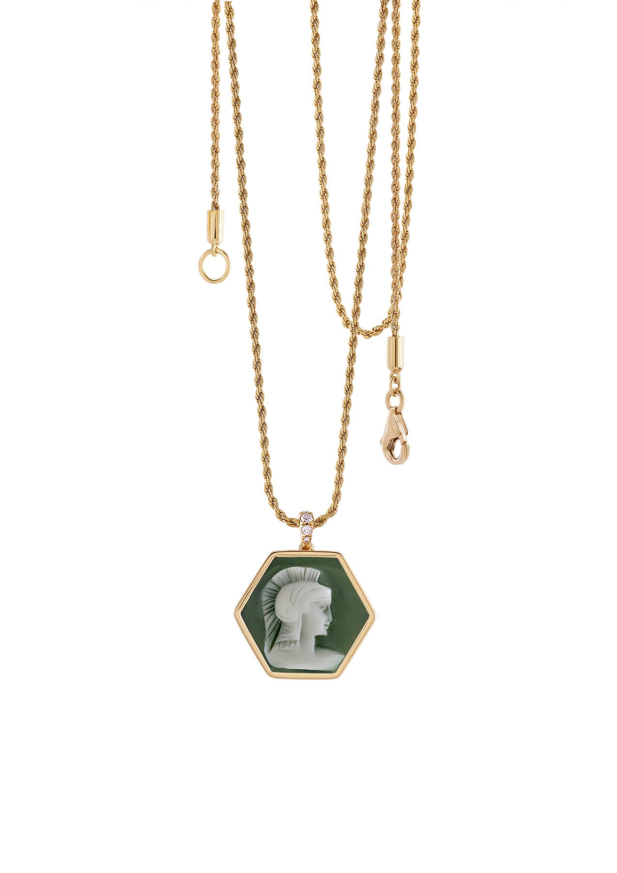 Got The Bug Green Pendant Necklace