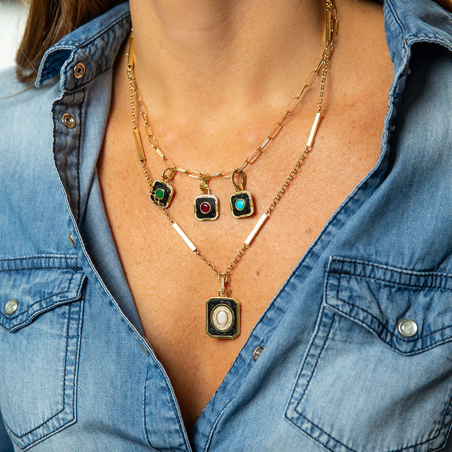 Ray Turquoise Mini Pendant